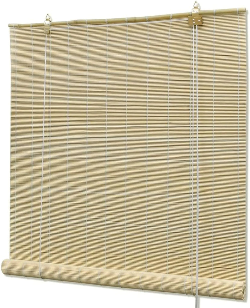 Store en bambou vidaXL - 80 x 220 cm - Couleur naturelle - Filtre la lumière et préserve l'intimité