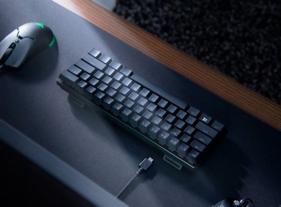 Razer Huntsman Mini - Clavier gaming - Commutateurs Red linéaires - RGB - Disposition 60 % - QWERTY - Noir