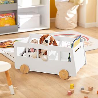 SoBuy - Bibliothèque pour enfants - Blanc - 68x33x43 cm