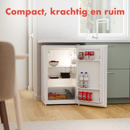 KitchenBrothers - Réfrigérateur - 88L - Modèle de table - Blanc