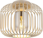 Plafonnier - beige - ALFRED - métal - Ø 28 cm - E27 - 15758D - Globo