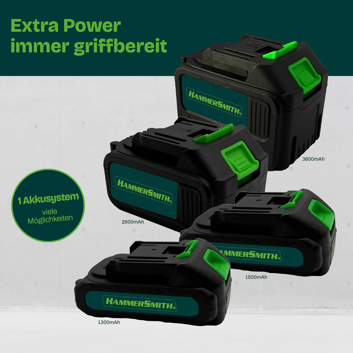 Batterie Li-Ion Hammersmith MultiBattery 3600 mAh - Universelle pour HydroBlast, VoltCut et autres