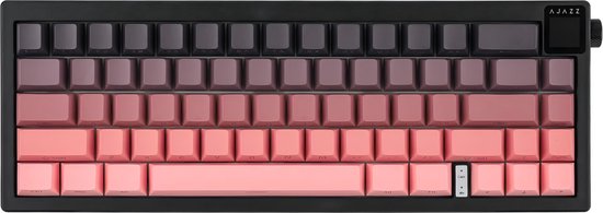 Ajazz AK650 - Clavier gaming sans fil - Mécanique - Gasket - Hot Swap - Tri-mode - QWERTY - 66 touches - Bramen