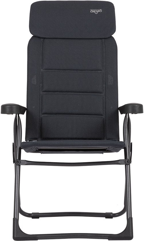 Crespo - Chaise pliante - AP/213 - Air-Deluxe - Extra compacte - Gris - Modèle 2025