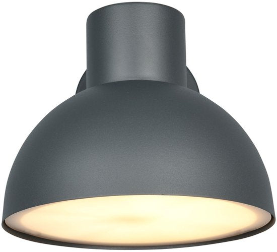 TRIO ELBE - Applique murale - Anthracite - 1 ampoule E27 de 4,9 W non fournie - Montage mural - Éclairage extérieur - IP44