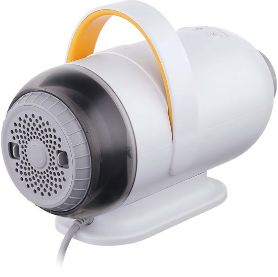 Fuegobird CL-DP Sèche-cheveux pour animaux de compagnie - Sèche-cheveux professionnel pour chiens - Conception silencieuse - 50 dB - Avec 4 embouts - Sèche-cheveux pour chiens - Avec mode aspiration - Blanc