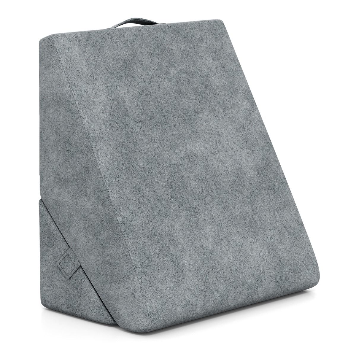 Oreiller Coast Bedwig - Réglable - Mousse à mémoire de forme et mousse - Gris - 55 x 52 x 33 cm