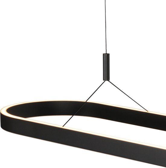 Steinhauer Exclusive - lampe suspendue - Mykty - noir - métal - lampe design - LED - 4205ZW