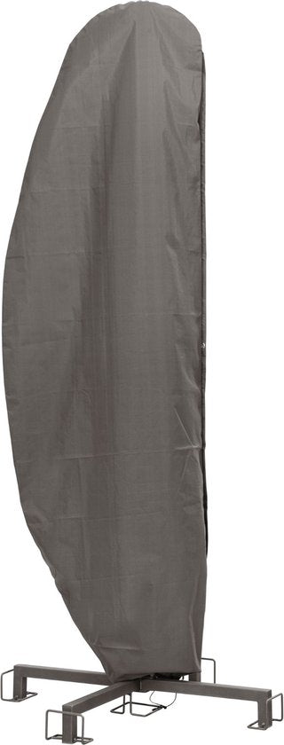 Housse d'extérieur Perel pour parasol suspendu jusqu'à Ø 3,5 m, grise, 260 cm x 86 cm