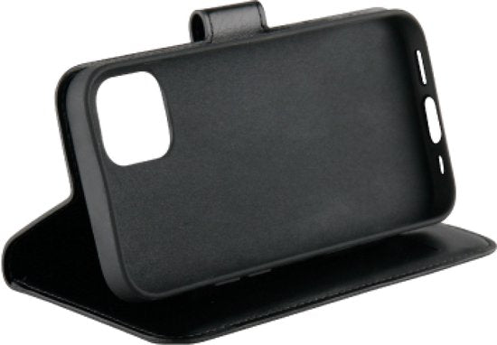 BeHello BookCase iPhone 15 Plus - étui avec porte-cartes - noir
