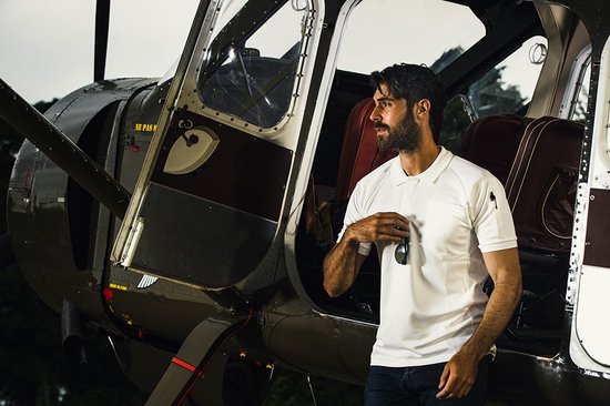Polo Corypheus White pour homme - XL