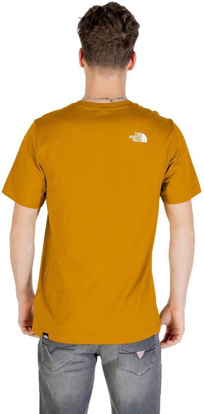 T-shirt imprimé à manches courtes et col rond - Chemises couleur camel
