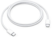 Apple - Câble de recharge USB-C - USB-C vers USB-C - 60 W - 1 m - Tissé - Blanc