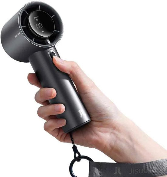 Ventilateur portable Jisulife 1s Pro, argent, taille unique / prise UE 220 V