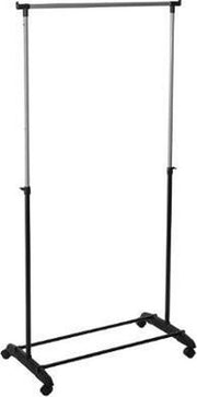 Portemanteau 5Five à une seule tringle - plastique/métal - noir - 80 x 42 x 160 cm