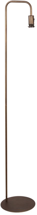 Lampadaire en bronze, hauteur 152 cm, modèle 4737BR avec douille E27, sans abat-jour - Mexlite, design métallique intemporel