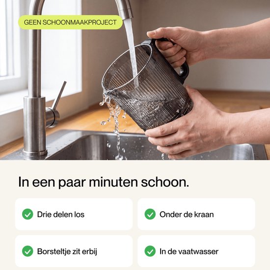 Safecourt Kitchen Slow Juicer XXL - moteur puissant [pré-coupe et technologie de pressage à froid] - nettoyage facile - sans BPA - centrifugeuse à jus noire