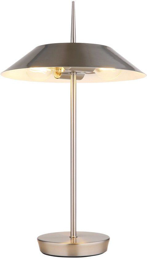 Lampe de table - acier - BRENLOR - métal - Ø 30 cm - E27 - 21032N - Globo