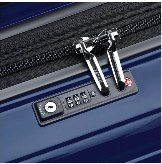 DELSEY PARIS Shadow 5.0 4DR Valise à roulettes extensible 75 Bleu marine Bleu foncé