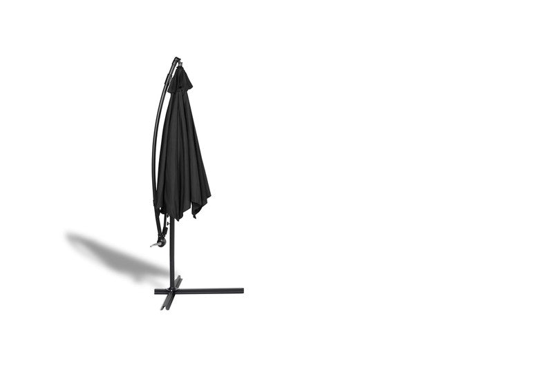 Lifa Parasol de jardin suspendu avec housse - Résistant aux UV et imperméable - Protection solaire