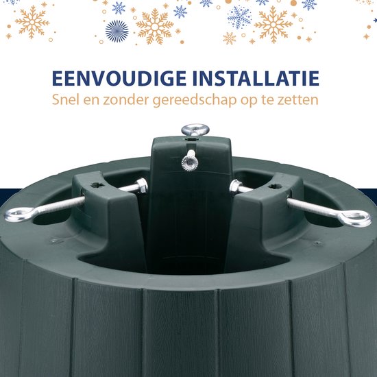 Support de sapin de Noël Arti Casa - Base de sapin de Noël pour vrai sapin de Noël - Support de sapin de Noël pour l'intérieur - Troncs entre 35 - 130 mm