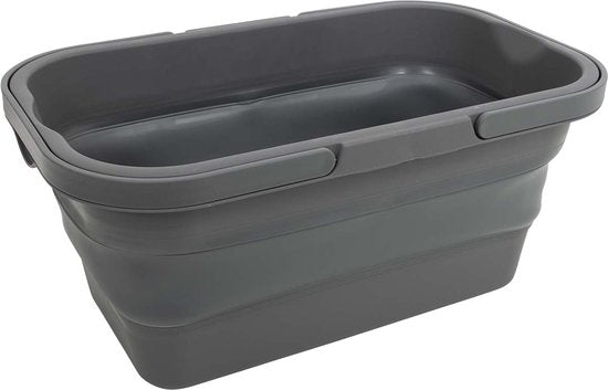 Bo-Camp - Bac pliable - Avec plateau - 17 litres