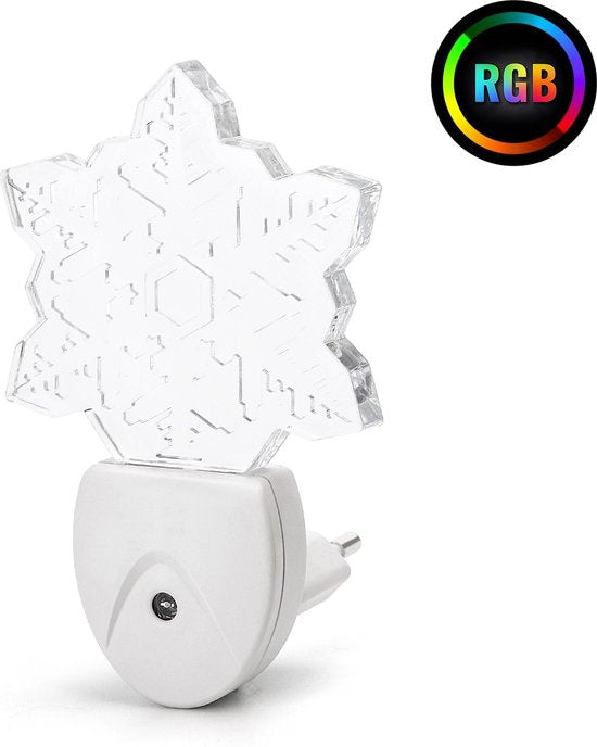 Aigostar 10PXZ - Veilleuse pour enfants - Veilleuse à brancher - Veilleuse LED à brancher sur une prise - Multicolore - Veilleuse à brancher