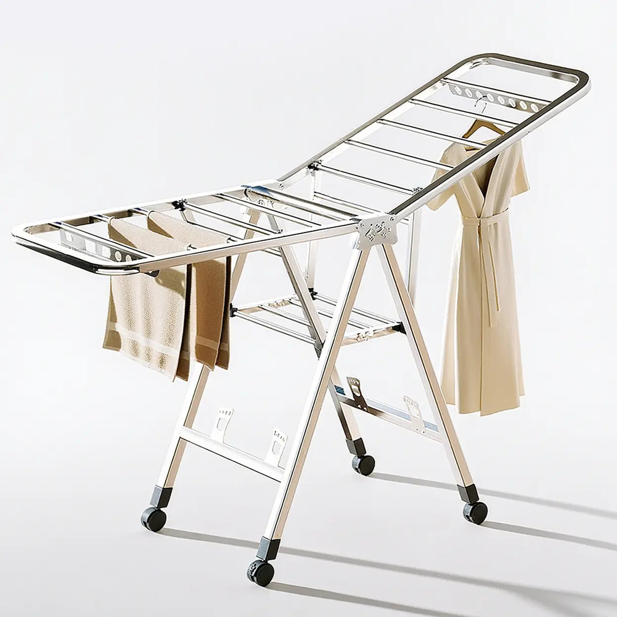 Séchoir à linge pliable SNSP - acier inoxydable