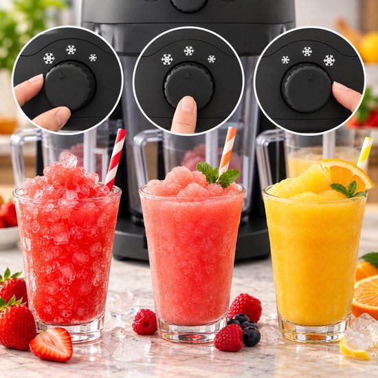 Machine à granités et broyeur à glace Nexxt - 1 litre - 3 vitesses - 30 W