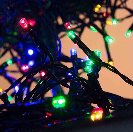 Guirlande lumineuse de Noël à micro-grappes - 1 000 LED - Multicolore - 20 mètres - 8 modes