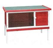 Clapier - clapier pour rongeurs (lapins, cochons d'Inde) - cage pour animaux - abri pour animaux - adapté à une utilisation à l'intérieur comme à l'extérieur