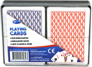 Lot de 2 jeux de cartes dans une boîte - Jeu de cartes