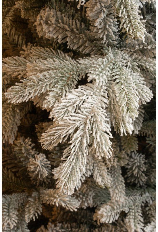 Black Box Trees Grimshaw - Sapin de Noël artificiel - H 185 x Ø 132 cm - Vert givré