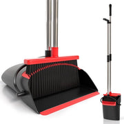 Pelle et brosse - Strex - avec long manche - réglable 87-127cm - dents de nettoyage intégrées