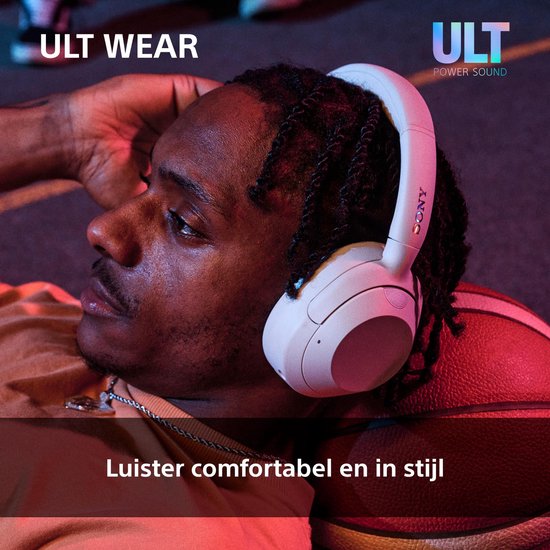 Sony ULT Wear - Casque sans fil à réduction de bruit avec technologie ULT Power Sound - Gris forêt