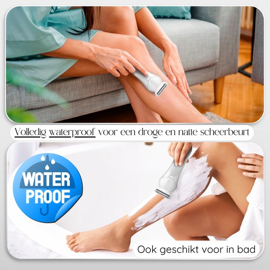 Sansbeauté® Rasoir 7 en 1 pour femmes - Visage - Aisselles - Jambes - Épilateur - Tondeuse pour femmes - Tondeuse pour le maillot - Tondeuse pour les parties intimes - Rasoir pour femmes