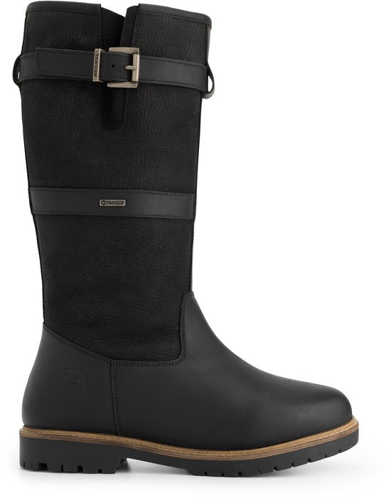 Travelin' Gronvik Femme - Bottes de plein air - Doublées de laine - Noir