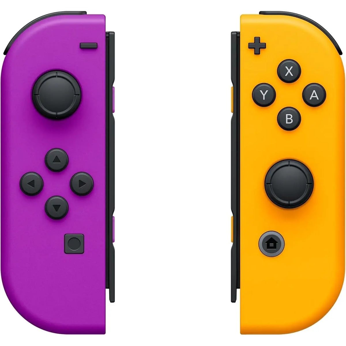 Paire de Joy-Con pour Nintendo Switch - Rose fluo/Orange fluo - Avec 2 bracelets