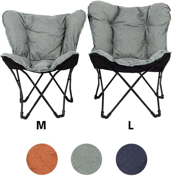 Bo-Camp - Industriel - Chaise papillon - Himrod - Cationic - Bleu