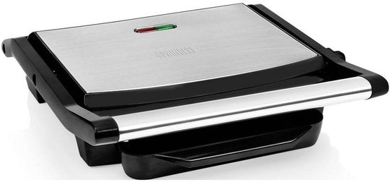 Princess Panini Grill 112415 - Grand grill à contact 30 x 24 cm - Appareil à croque-monsieur - Appareil à grill - 2 000 W - Couvercle supérieur coulissant - « Meilleur achat » selon le guide des consommateurs d'octobre 2025