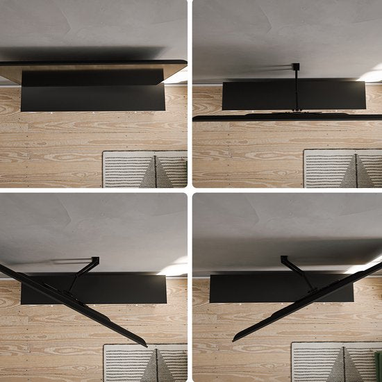 Support TV Auronic - 26 à 55 pouces - Support mural pour TV - Orientable et inclinable - Jusqu'à 40 kg - VESA 400 mm x 400 mm - Pour les modèles 43" et 55", entre autres - Noir