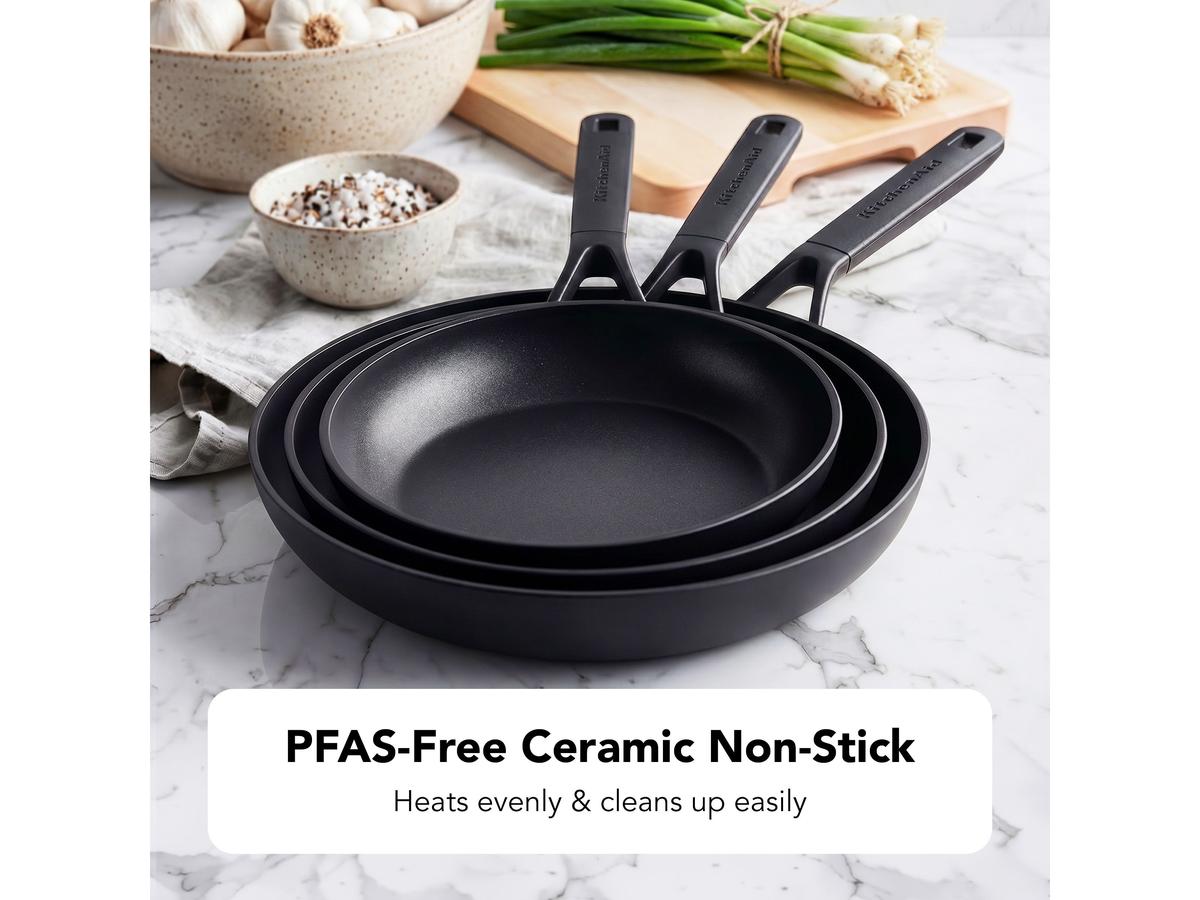Poêle à frire KitchenAid Classic Forged - Anodisée dure - diamètre 24 cm