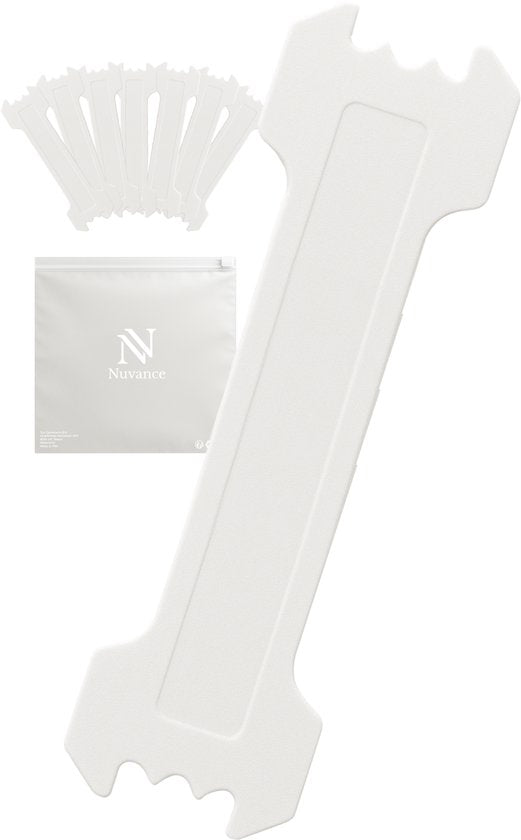 Nuvance Bandelettes nasales 100 pièces - Pansements nasaux - Transparent - Pansements anti-ronflement - Écarteur nasal - Ronflement - Meilleure respiration
