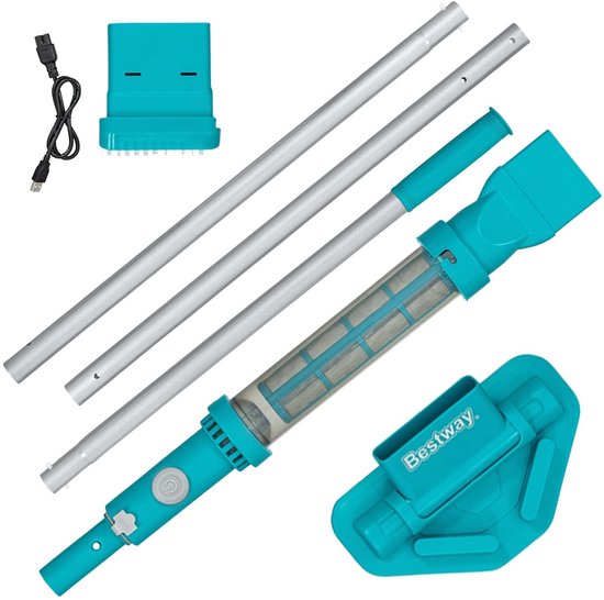 Best - Way - Aspirateur de piscine - Bleu - 252 x 17 cm - Aluminium