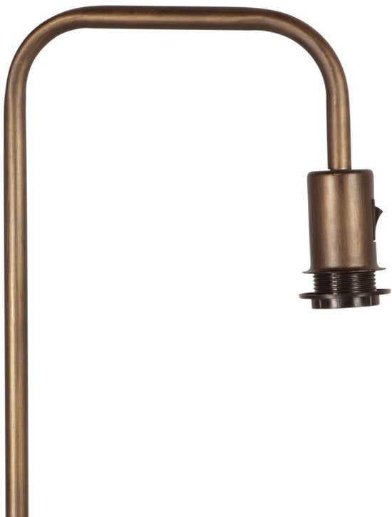 Lampadaire en bronze, hauteur 152 cm, modèle 4737BR avec douille E27, sans abat-jour - Mexlite, design métallique intemporel