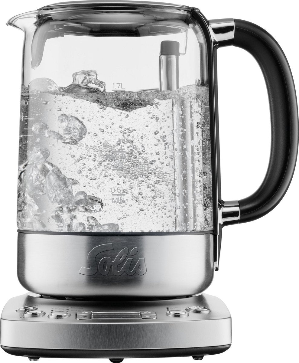 Solis Tea Kettle Automatic 5518 - Bouilloire avec contrôle de la température - Théière - Silver