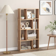 Coast Bookcase - Bibliothèque autoportante à 4 niveaux avec 8 compartiments - 60 x 20 x 120 cm