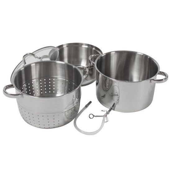 Tectake Extracteur de vapeur - Ø 26 cm - acier inoxydable - Induction