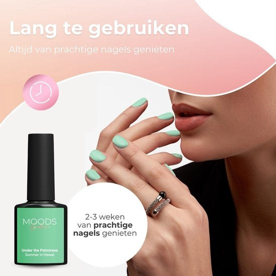 Moods Gel Polish 6-Piece Set - Vernis à ongles en gel - 8ML - Summer in Hawaii - Gellac - Nails - Gel Polish Starter Pack - Pastel Colours