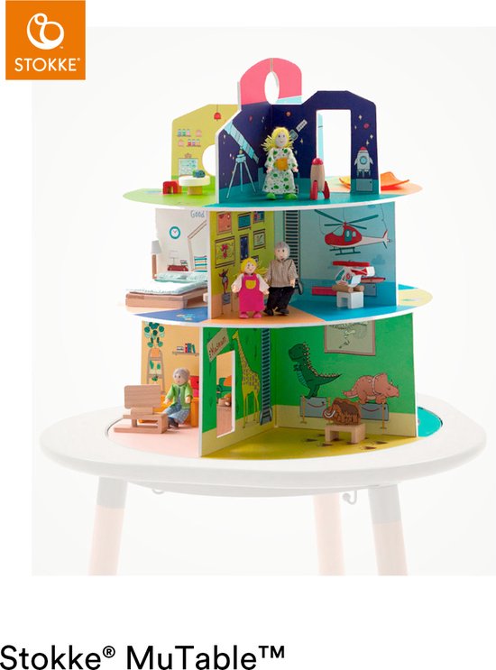Stokke® MuTable™ Scenarios House - Maison de poupées en bois